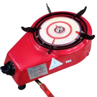 Infrared flameout protection gas stove