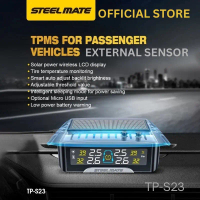 TPMS STEELMATE TYPE TP-S23 (EXTERNAL SENSOR) TPMS PREMIUM DGN AKURASI SUPER TINGGI - REALTIME ANTI B