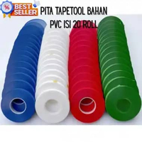 PITA TAPETOOL, pita isi ulang tapetool pengikat tanaman ( 1 slop isi 20 rol) Merah