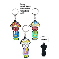 gantungan kunci ondel-ondel betawi jakarta / gantungan kunci ondel ondel