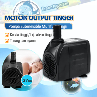 Pompa Air Celup Kolam Aquarium Aquascape - Mesin Air Terjun Kolam Ikan Koi Arwana 4000L/H