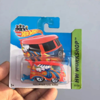 Hotwheels VW kool Kombi merah red short card very Rare