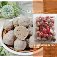 BAKSO WARISAN DAGING SAPI ASLI / BASO PREMIUM ENAK ISI 50 HALAL BAKSO POLOS