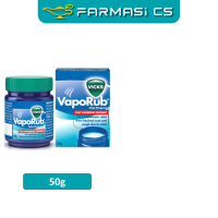 VICKS VapoRub Cold Vaporising Ointment 50g EXP:09/2028 [ Blocked Nose , Cough , Colds , Salap Mengew