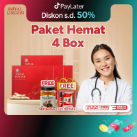 [Paket 4 Box] Royal Lingzhi Kapsul - Bantu Atasi Benjolan - Jamur Lingzhi 20 Kapsul - Bahan Alami Or