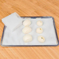Kitchen 40x60cm Silicone Food Steamer Non-Stick Pad Round Dumplings Steam Mat Baking Pastry Home Kitchen cooking tools
