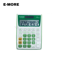 E-MORE 12位數國考型商用計算機/CT-MS20GT(綠)