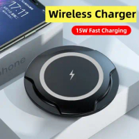 Wireless Charger For iPhone 13 12 11 Pro X XR XS Max 15W Fast Wireless Charging for Samsung S10 S9 S8 USB Charger Pad