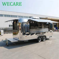 WECARE Carro De Comida Movil Customized Airstream Caravan Fast Food Truck Purchase Pizza Truck Coffee Bar Trailer Fully Equipped