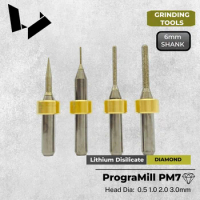 PrograMill PM7 CAD/CAM Diamond Grinder Tools Wet Milling Cutters for Compsite Lithium Disilicate Blocks