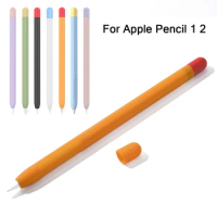 For Apple Pencil 1 2 Gen Stylus Pen Case Soft Silicone Ultra Thin Protective Cover for iPad Pencil 1st 2nd generation Sleeve