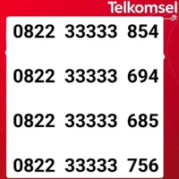 NOMOR CANTIK TELKOMSEL SIMPATI 4G 5G SERI PANCA 0822 33333 694