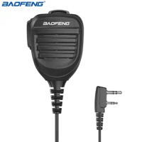Baofeng Waterproof Speaker Microphone For Portable Ham Radio Baofeng TYT BF-UV5R UV10R UVS9 PLUS UV-13 Pro Handled Walkie Talkie