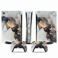 Marble design for PS5 digital skin sticker for PS5 digital pvc skin for ps5 digital vinyl skin stickers with 2 controllers skins