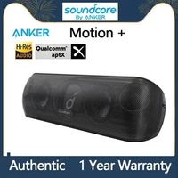 Original Anker Soundcore Motion+ Plus Bluetooth Speaker Wireless Hi-Res 30W Audio, Extended Bass, HiFi Portable IPX7 Waterproof