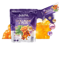 NAPA COLLAGEN B PLUS นภา คอลลาเจน บี พลัส 1ห่อ20ซอง(ซองม่วง)