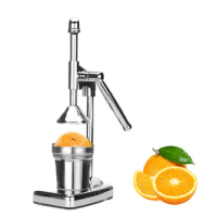 Orange Stainless Steel Manual Lemon Juicer Pomegranate Juicer Hand Press Citrus Juicer Commercial Grade Citrus Professional