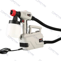 800W Portable Electric Spray Gun Adjustable Flow Control Latex Paint Spray Machine Multifunctional Spray Gun