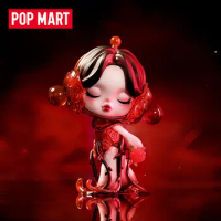 Pop Mart SKULLPANDA Valentine's Day Kawaii Anime Action Figure Ornament Figuriens Home Decor Desktop Dolls Model Girls Gift