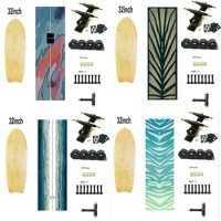 Land Surfboard 32inch Surfskate S7 Bridge Skateboard 70mm Wheels Big Fish Board Dovetail Plate Steering Axle Surfskate Board