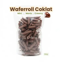 Wafer Roll Mini Kiloan - 190 GRAM POUCH Cokelat 190gr
