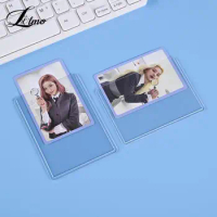 KPop Stationery ID Card Holder Acrylic Sheet Protector Photocard Holder Work Card Holder Korea Toploader Decor PVC