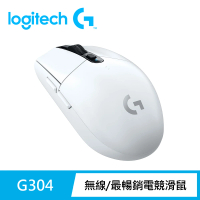 Logitech G G304 LIGHTSPEED 無線電競滑鼠(白色)