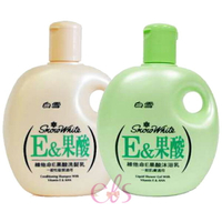 [$299免運] 白雪 E果酸 洗髮乳 蜜桃香 / 沐浴乳 蘋果香 400ml 二款供選 ☆艾莉莎ELS☆