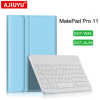 Bluetooth keyboard Case For HUAWEI MatePad Pro 11 GOT-W29 AL09 Tablet PC Protective keyboard Cover For matepad Pro 11" PU Case