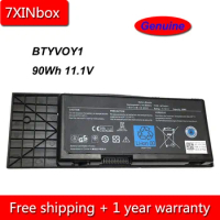 7XINbox 90Wh 11.1V BTYVOY1 7XC9N C0C5M 05WP5W Laptop Battery For Dell Alienware M17x R3 R4 0C0C5M 5WP5W318-0397