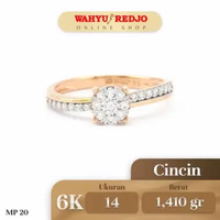 Cincin Emas Kadar 6K Wahyu Redjo CC-6K 27703357PMR
