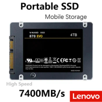 Lenovo Internal SSD Hard Disk for Portatil 4TB 2TB 1TB External Hard Drive SATA3 Interface High Speed External Solid State Drive