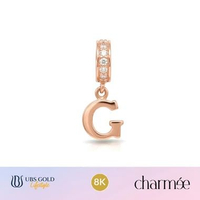 UBS Gold - Liontin Emas Charmee Alpha Cheri G - 8k - Ald0204k Rose Gold