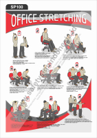 SP100 Poster K3 Safety A1 Blok - Office Stretching