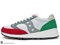 2016 紐約街頭品牌 ALIFE x 美國百年專業跑鞋 SAUCONY JAZZ '91 1991 聯名款 白紅綠 美式休閒風格 麂皮 網布 索康尼 復古慢跑鞋 (S70252-1) !