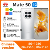 Huawei Mate 50 4G Mobile Phone 6.7 Inch 8GB RAM 128GB ROM Snapdragon 8+ Octa Core HarmonyOS 3.0 NFC Smartphone used phone