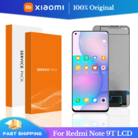 6.53" Original For Xiaomi Redmi Note 9T LCD Display with Touch Screen Digitizer Assembly For Redmi Note9T M2007J22G, J22 Screen