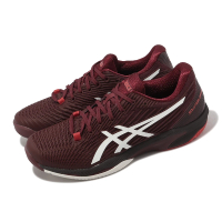 【asics 亞瑟士】網球鞋 Solution Speed FF 2 男鞋 紅 白 速度型 緩衝 運動鞋 亞瑟士(1041A182602)