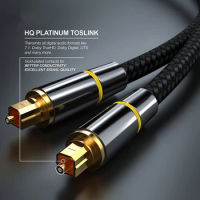 Optical Audio Cable Toslink Dolby 7.1 Soundbar 5.1 Digital Optical Fiber Cable SPDIF Coaxial Cable For TV HD Digit Cinema PS4