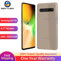 Original Samsung Galaxy S10 G977N G977B 5G Mobile Phone 6.7" 8GB RAM 256GB/512GB ROM CellPhone Octa Core NFC Android SmartPhone