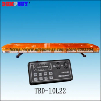 TBD-10L22 LED Lightbar,DC12V/24V amber warning light bar ,waterproof,for ambulance/fire truck/police/vehicle,18 flash patterns