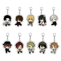 Bungou Stray Dog Acrylic Móc khóa Atsushi Nakajima Dazai Mặt dây chuyền