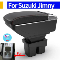 Hộp Tay Vịn Cho Suzuki Jimny, Tay Vịn Xe Hơi Cho Suzuki Jimny JB74, Hộp Đựng Đồ, Có Ngăn Đựng Cốc, P