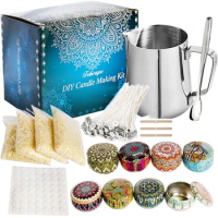 Candle Making Kit Soy Bean Wax Candle Making Supplies Candles Craft Tools DIY Candle Kit Pigment Soy Wax Candle Making Tool Sets