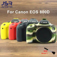 Silicone Skin Case DSLR Camera Body Cover Protector Video Bag For Canon EOS 800D Soft Case Silicone camera Bag for Canon 800d