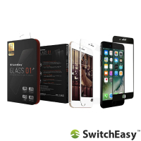 Switcheasy iPhone 8 Plus / 7 Plus 5.5吋 Glass 01 3D滿版鋼化玻璃貼(保護貼)