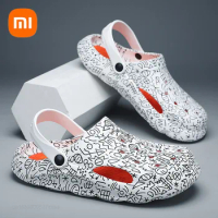 Xiaomi 2023 Men Sandals Shoes EVA Lightweight Unisex Shoes for Summer Beach Non-slip Breathable Bottom Wear-Resistant Slippers