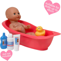 Dollsworld Bak Mandi Boneka Baby Bath Set Kids Bath Toy