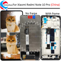 For Xiaomi Redmi Note 10 Pro China LCD With frame Display Touch Panel Screen Digitizer Assembly For Redmi Note10 Pro Display