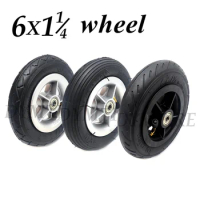 6 Inch Pneumatic Wheel 6x1 1/4 Tire Inner Tube Outer Tyre for Wheelchair Gas Mini Electric Scooter Accessory